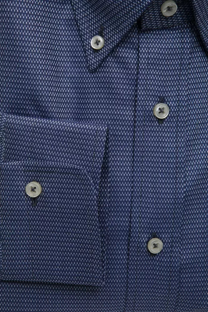 Robert Friedman Blue Cotton Mens Shirt